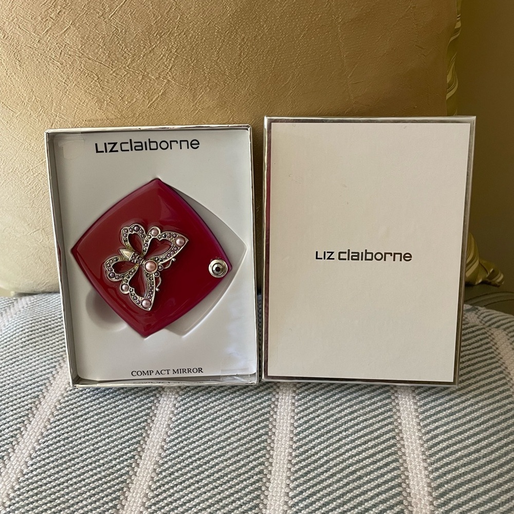 Liz Claiborne White and Silver Box - Picture 2 of 5